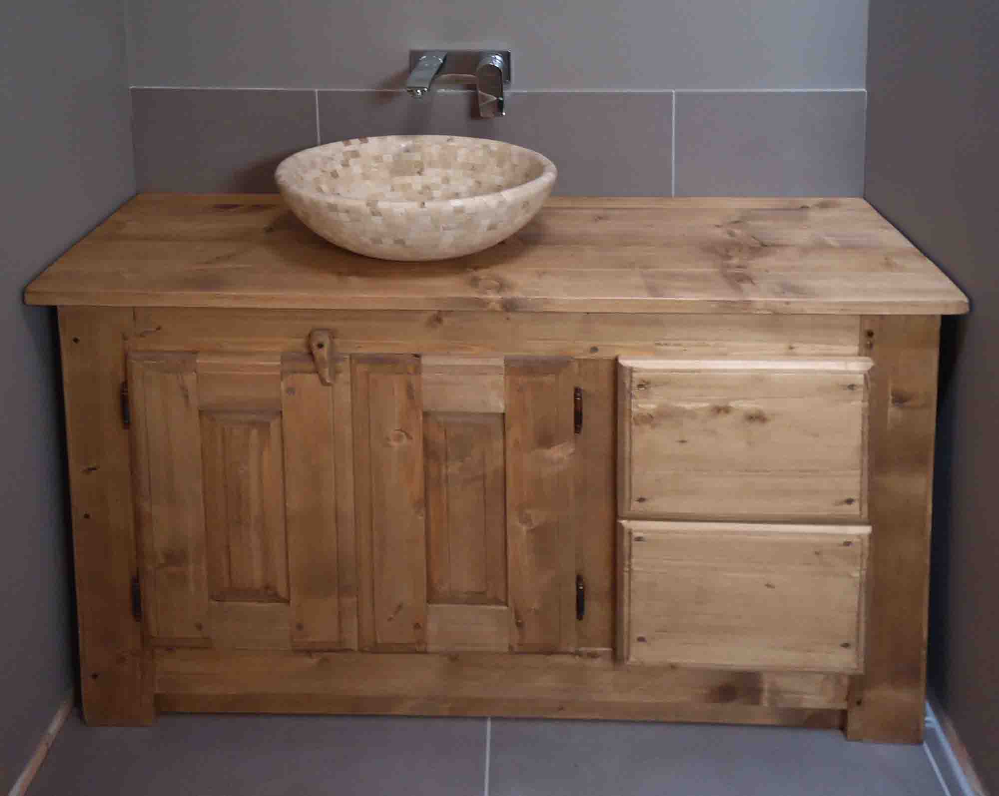 Meuble de Salle de Bain sur Mesure Les Gets