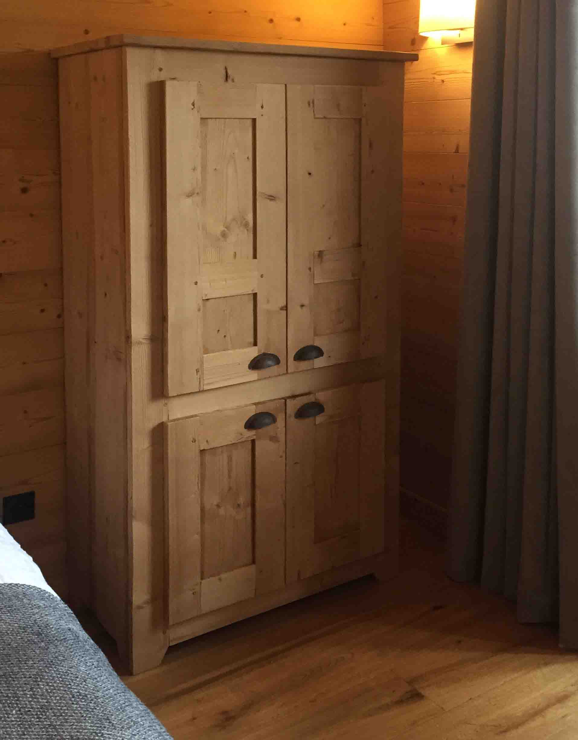 Meuble de chalet sur mesure, meubles de montagne, meubles design montagne, atelier des Gets