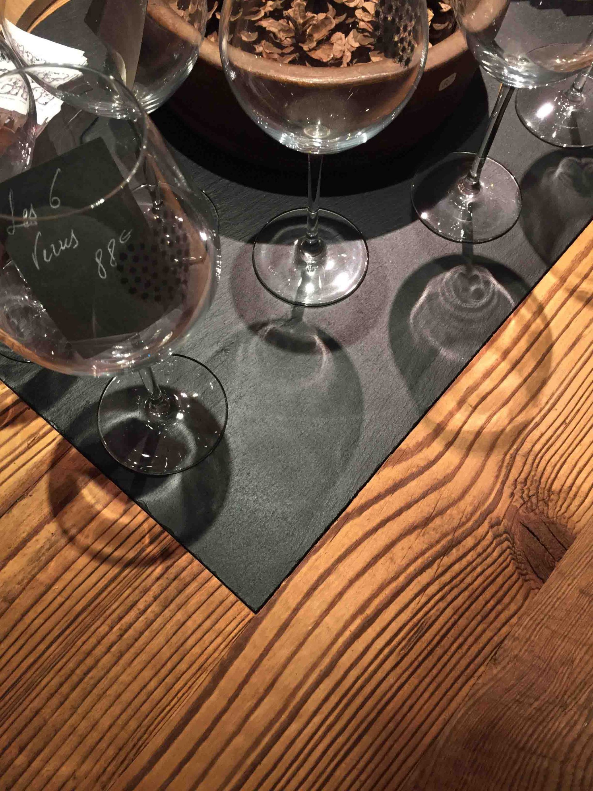 Table sur mesure design montagne vieux bois, atelier des Gets