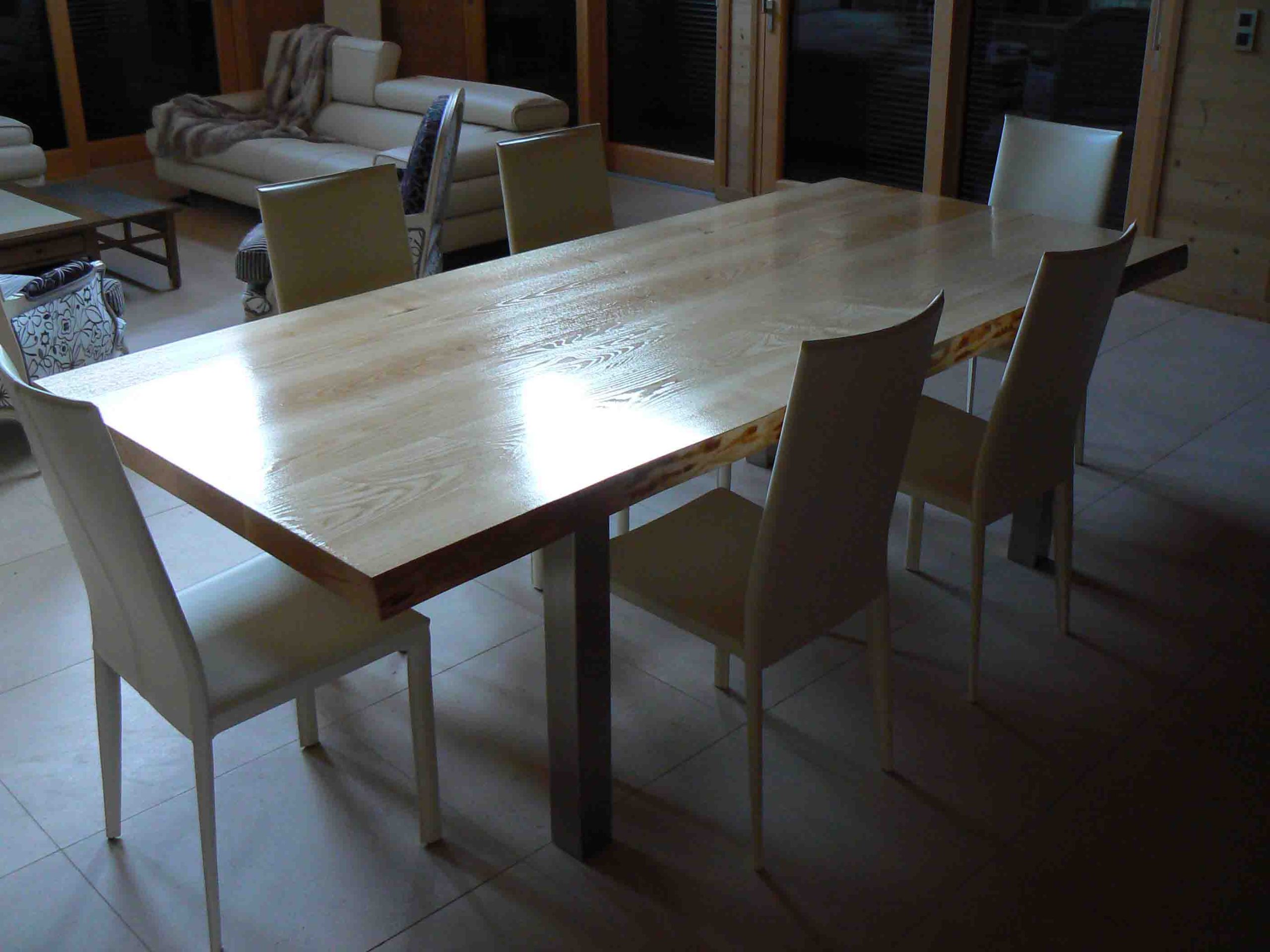 Table Design sur mesure, atelier des Gets