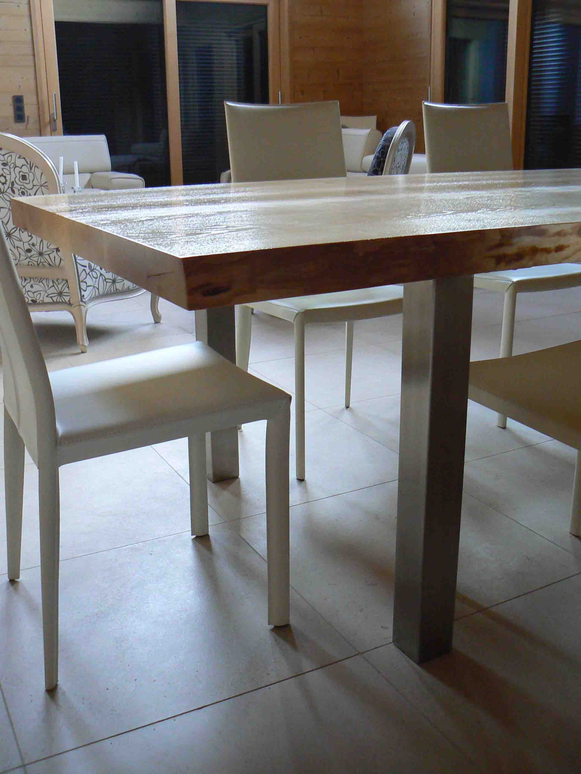 Table Design sur mesure, atelier des Gets