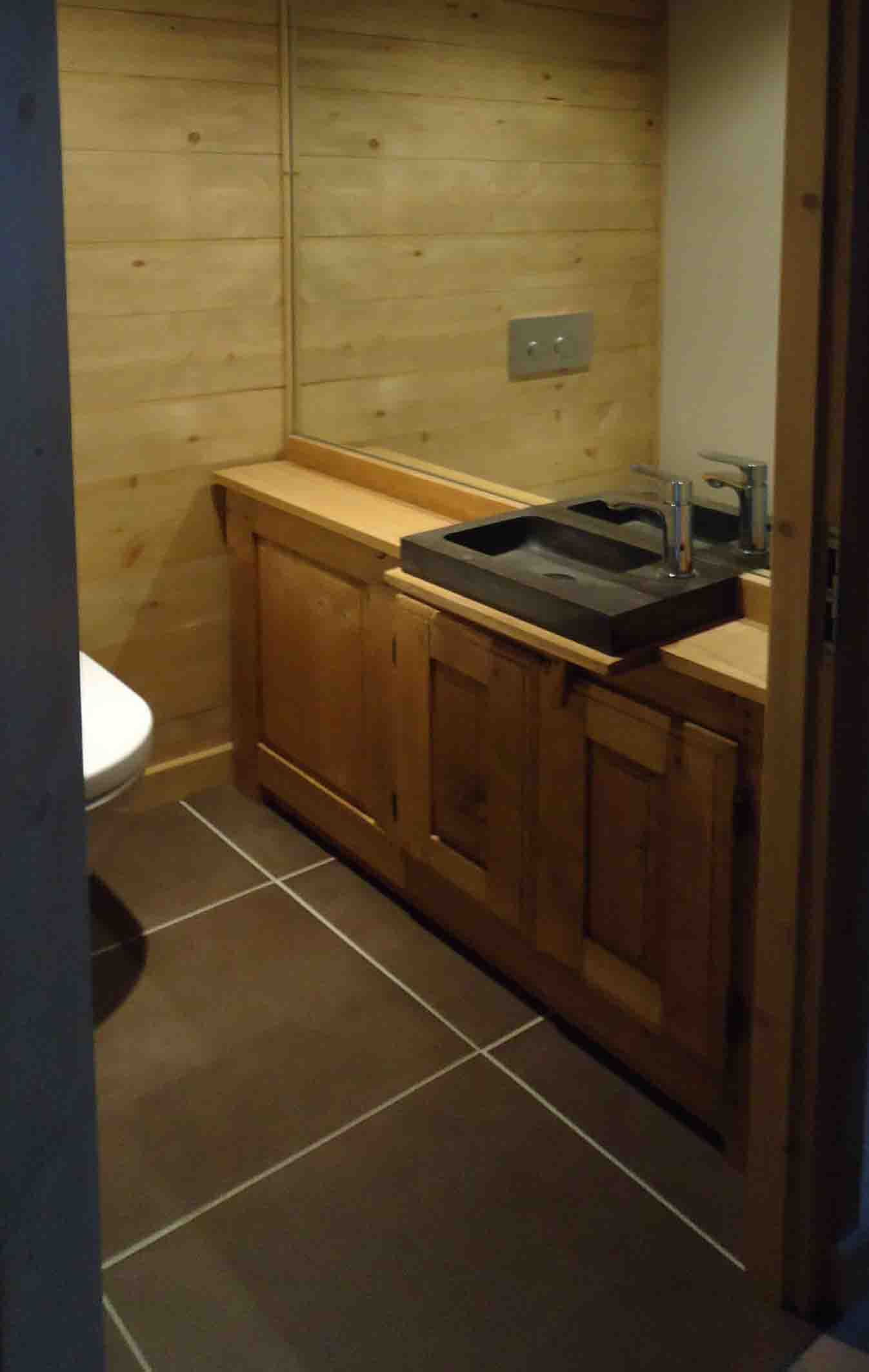 Meuble de Salle de Bain sur Mesure Les Gets