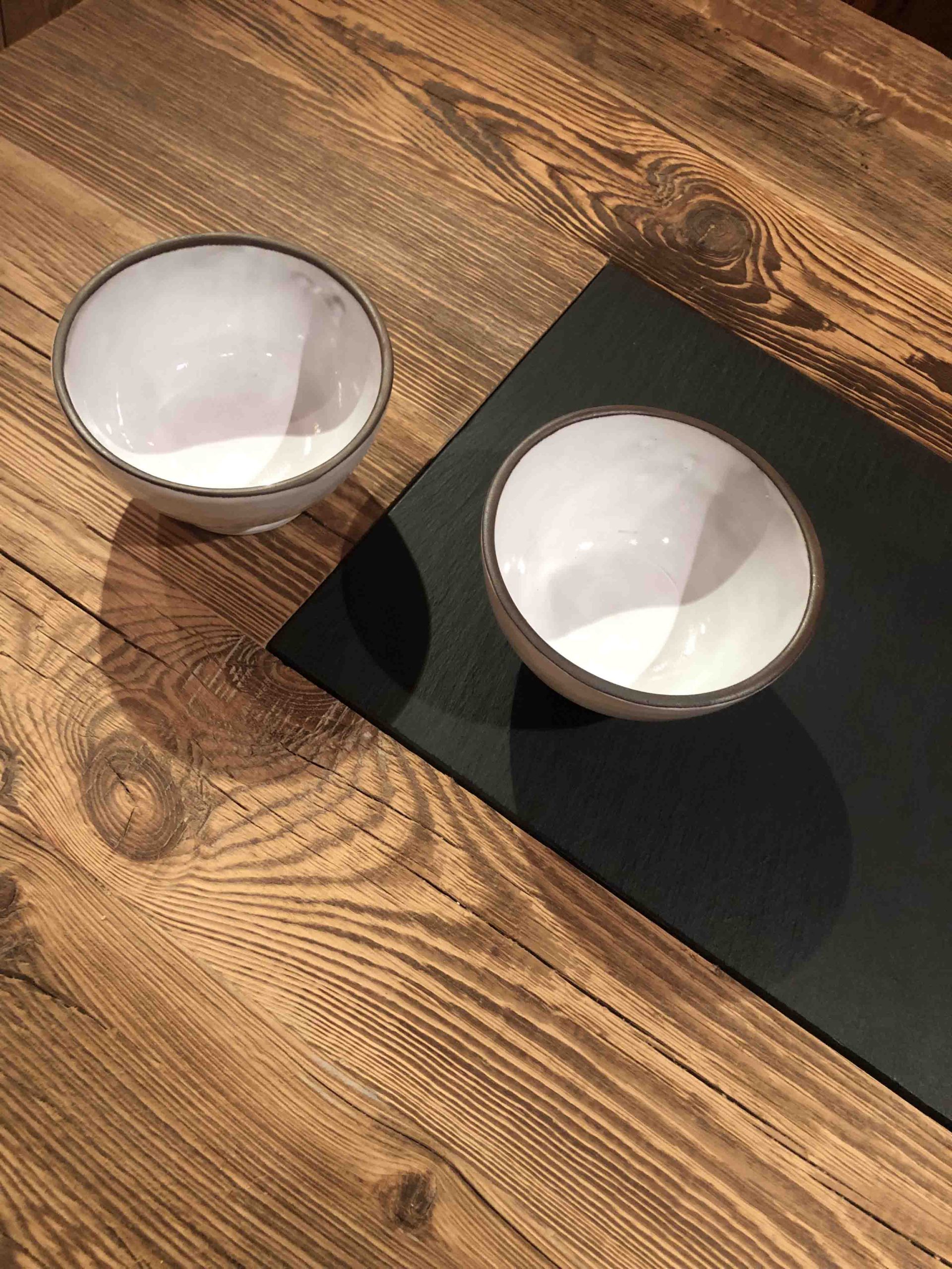 Table sur mesure en vieux bois, atelier des Gets