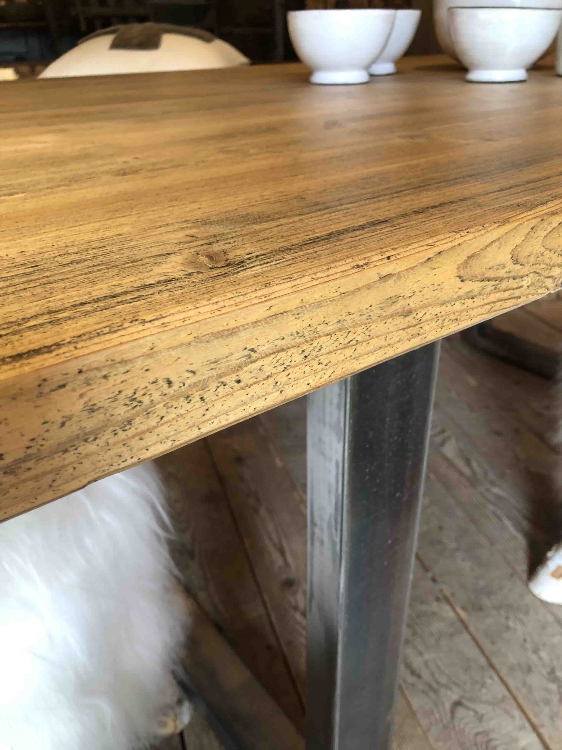 Table design montagne sur mesure, atelier des Gets