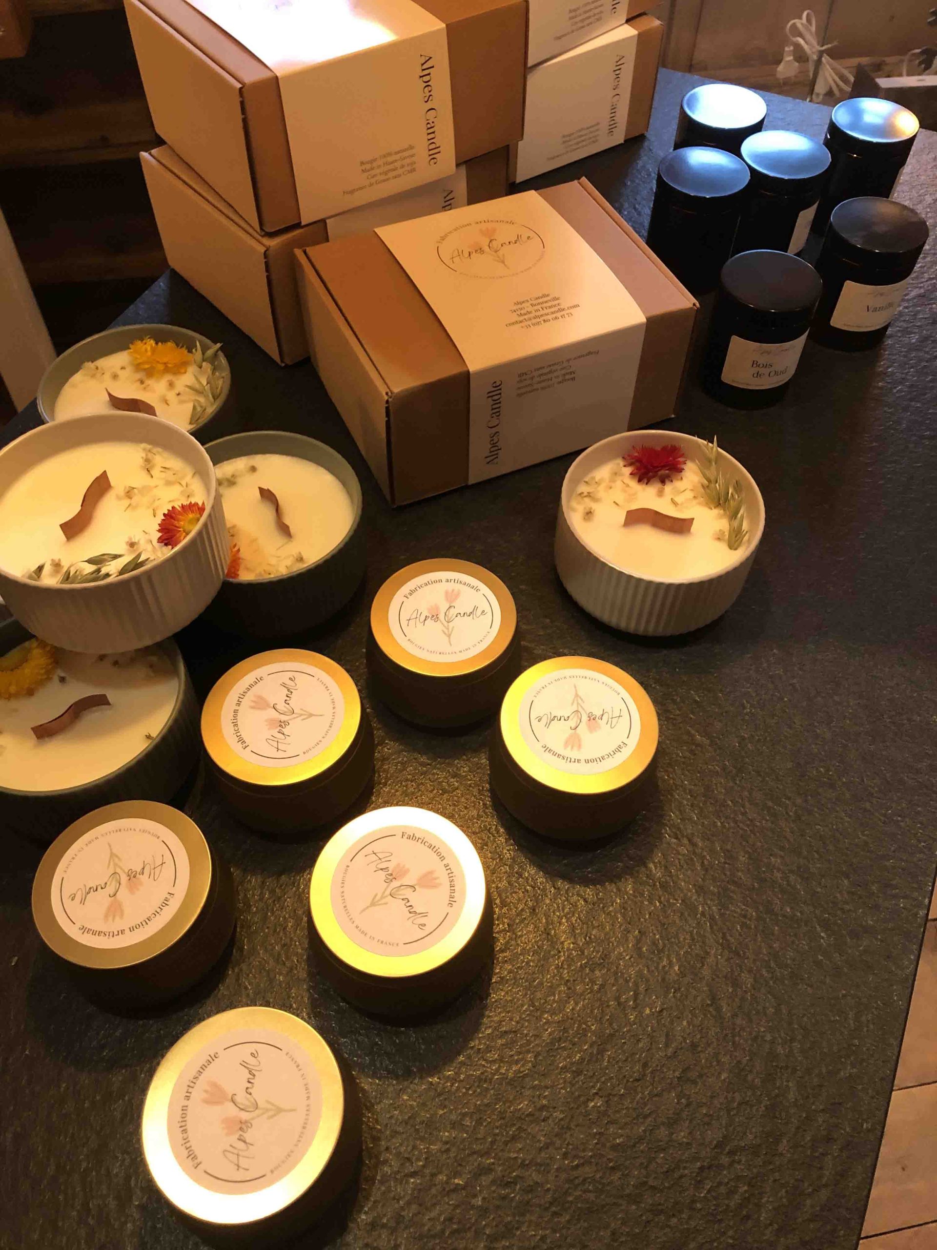 Bougies Alpes Candle Les Gets