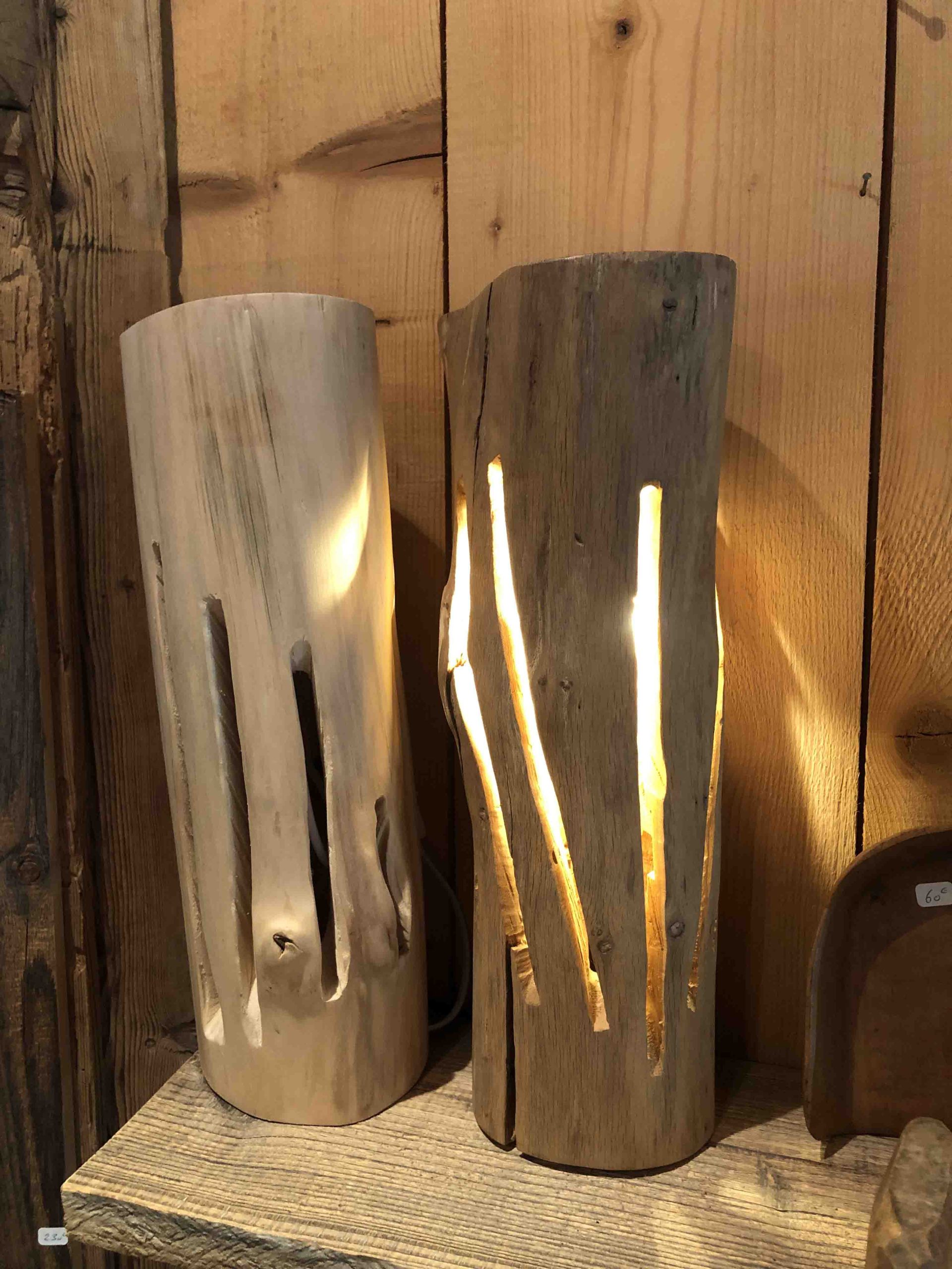 Lampe Tronc Les Gets