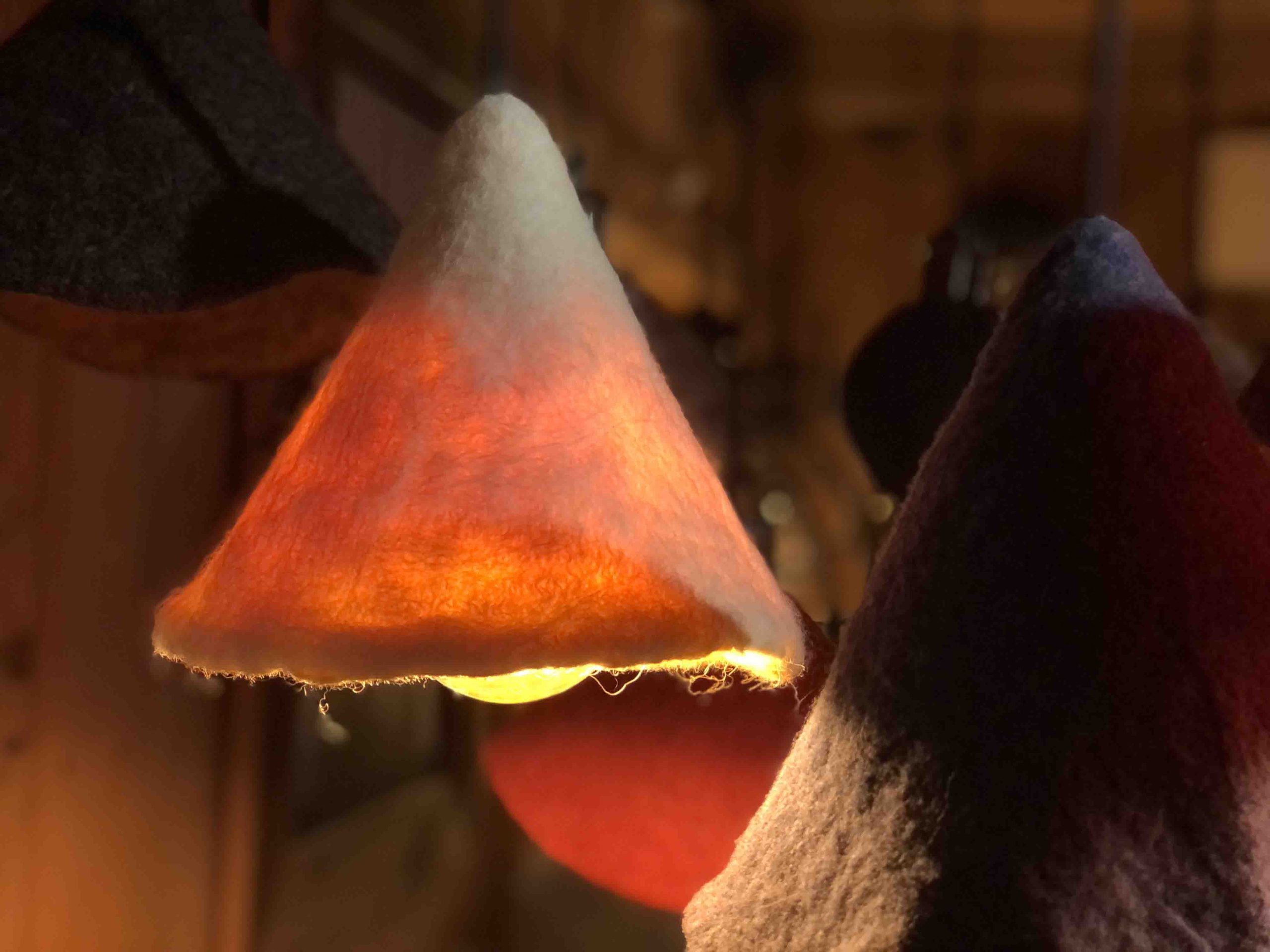 Suspension Laine Feutrée Les Gets